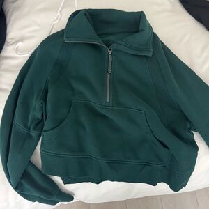 Lululemon Athletica Green Quarter-Zip Sweatshirt Size M/L